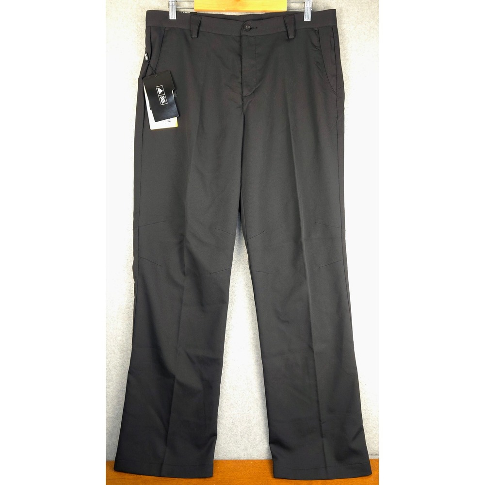 Adidas MFM Woven Golf Pants Mens 36x34 Black‎ Performance Trousers TMS11-M3012